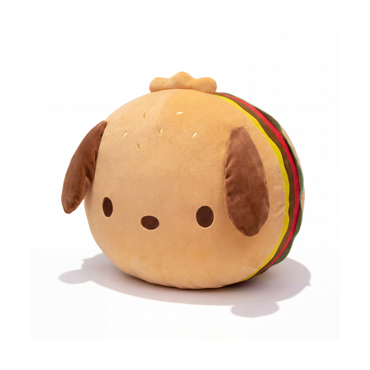 Xenia Hamburger Dog Plush Toy – Soft Stuffed Animal for Kids