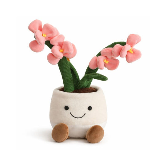 Xina Orchid Plush Toy – Soft Stuffed Flower for Babies & Toddlers