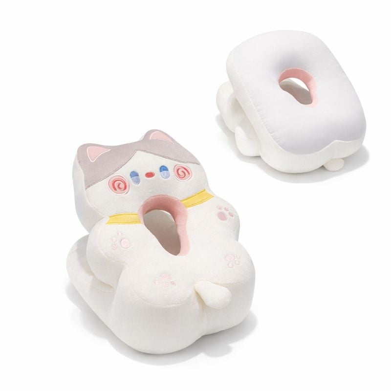 Xara Kitty Cushion Plush Toy – Soft Stuffed Cat Cushion for Babies & Toddlers