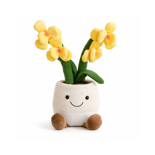 Xina Orchid Plush Toy – Soft Stuffed Flower for Babies & Toddlers