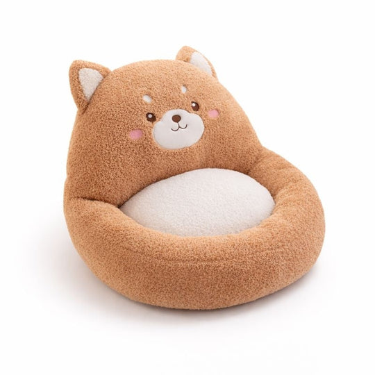 Yvi Dog Cushion Plush Toy – Soft Stuffed Animal for Kids